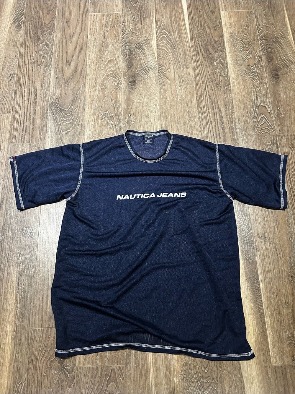 Nautica Jeans Navy Logo Tee